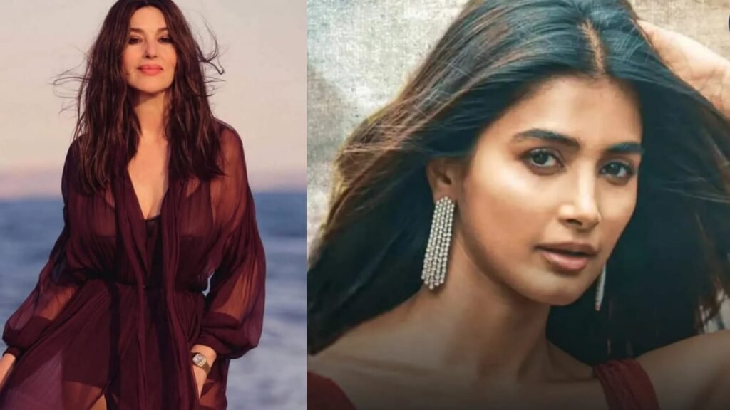 Monica Bellucci Sweet Reaction to Pooja Hegde Glamorous Monica Song Performance